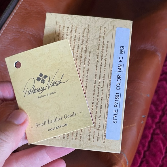 Patricia Nash fold over Wristlet clutch - Picture 7 of 10